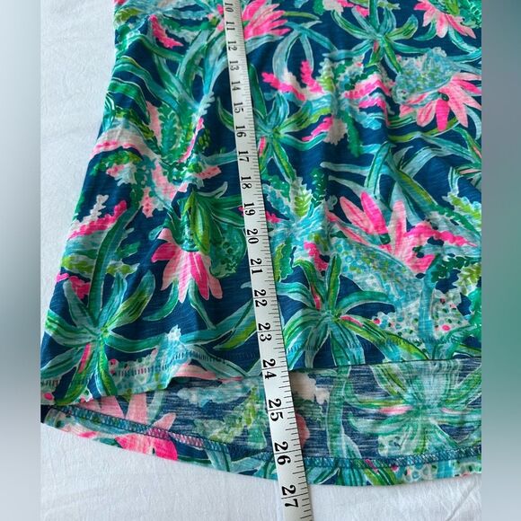 Lilly Pulitzer | Etta Cotton Long Sleeve Sweet Escape Printed Top Small - Picture 7 of 7